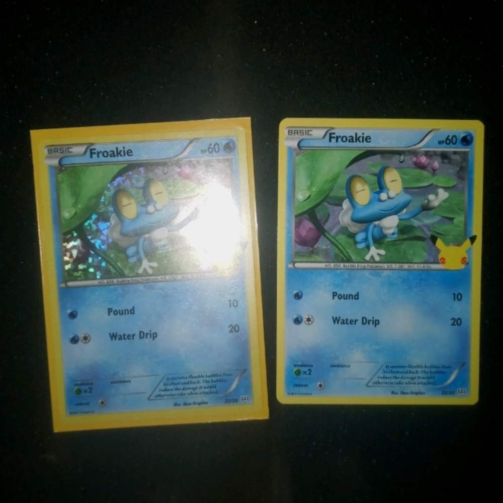 Pokemon 25th aniversary froakie